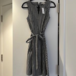 NWT LOFT A-Line Striped Dress